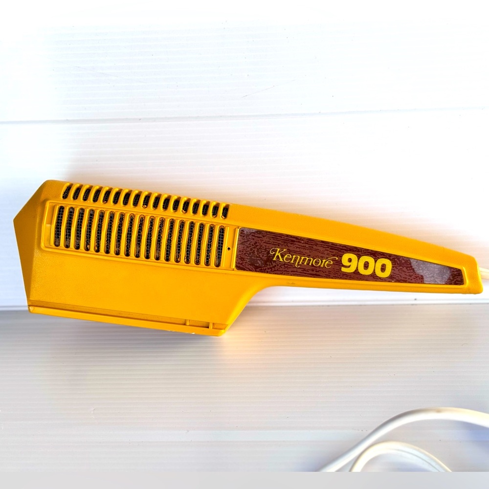 Vintage Kenmore 900 Hair Dryer Retro Yellow